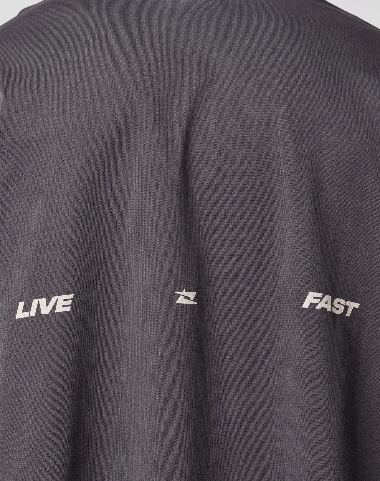 Live Fast Cropped Oversized Tee sold by Live Fast Die Young product image thumbnail 3