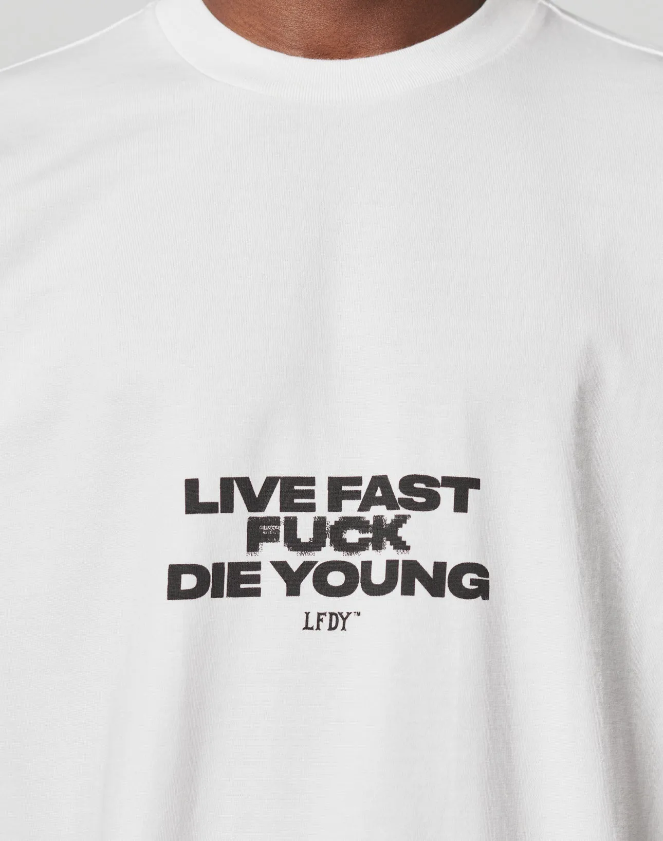 Fuck Die Young Tee sold by Live Fast Die Young product image thumbnail 2