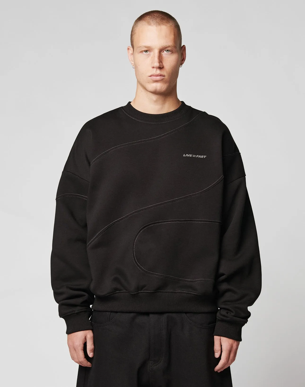 LFDY Wavy Sweater sold by Live Fast Die Young