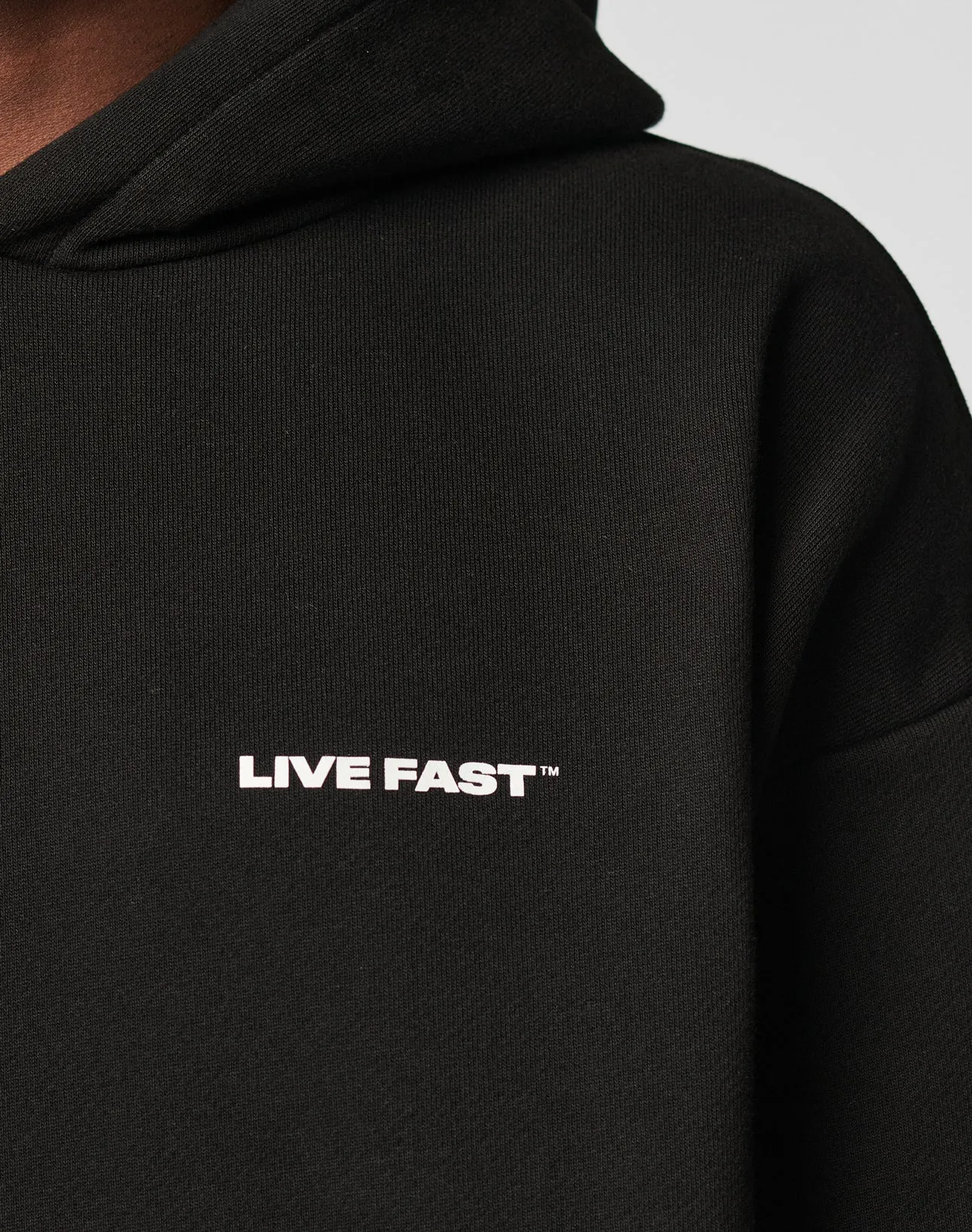 Live Fast Plain Hooded sold by Live Fast Die Young product image thumbnail 2
