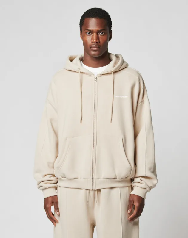LFDY Pleated Hooded Zip sold by Live Fast Die Young