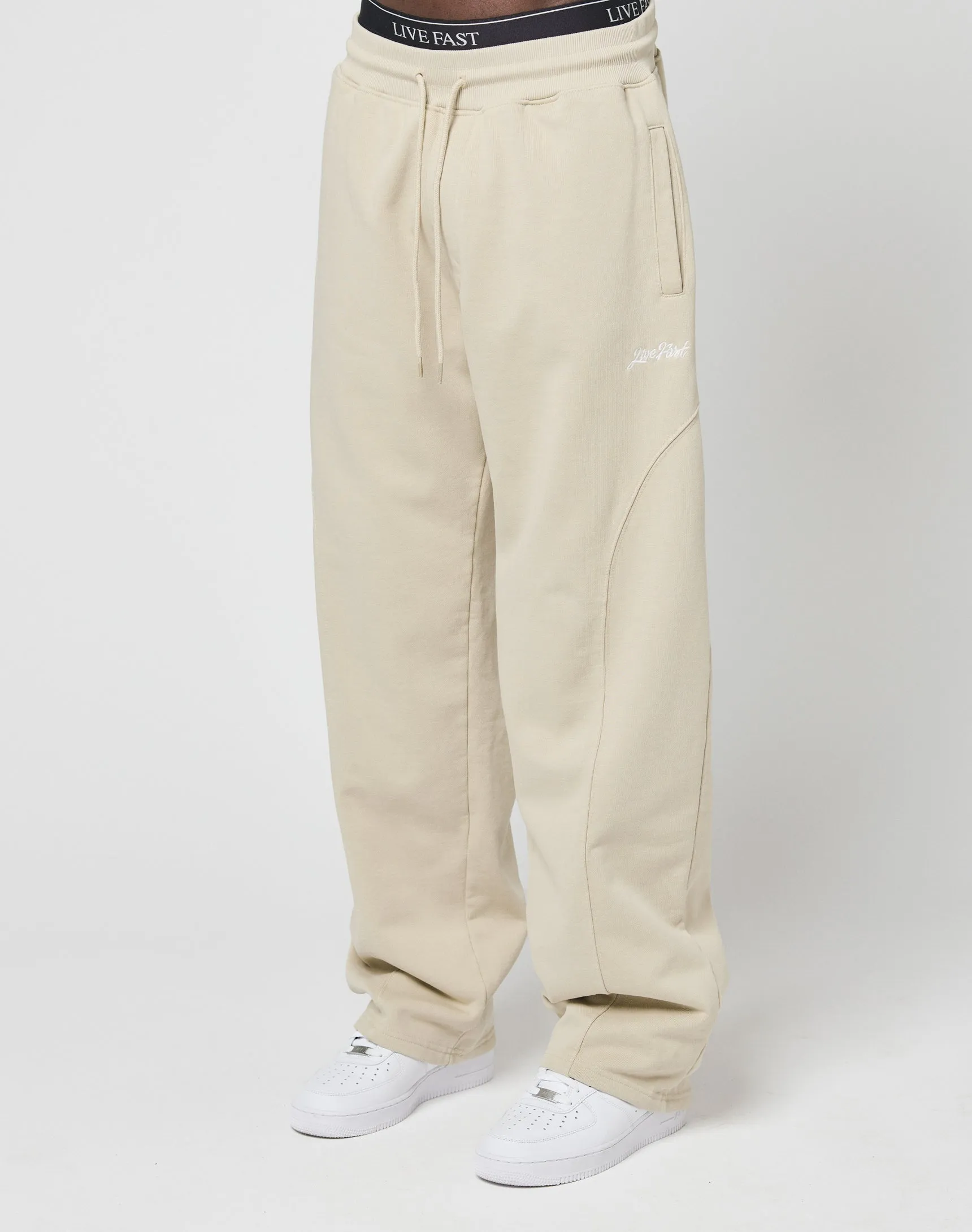 Basic Wide Jogger sold by Live Fast Die Young