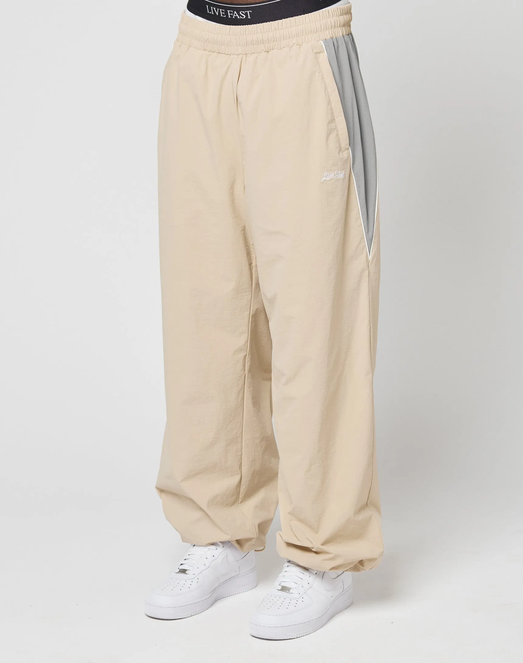Basic Nylon Trackpants sold by Live Fast Die Young