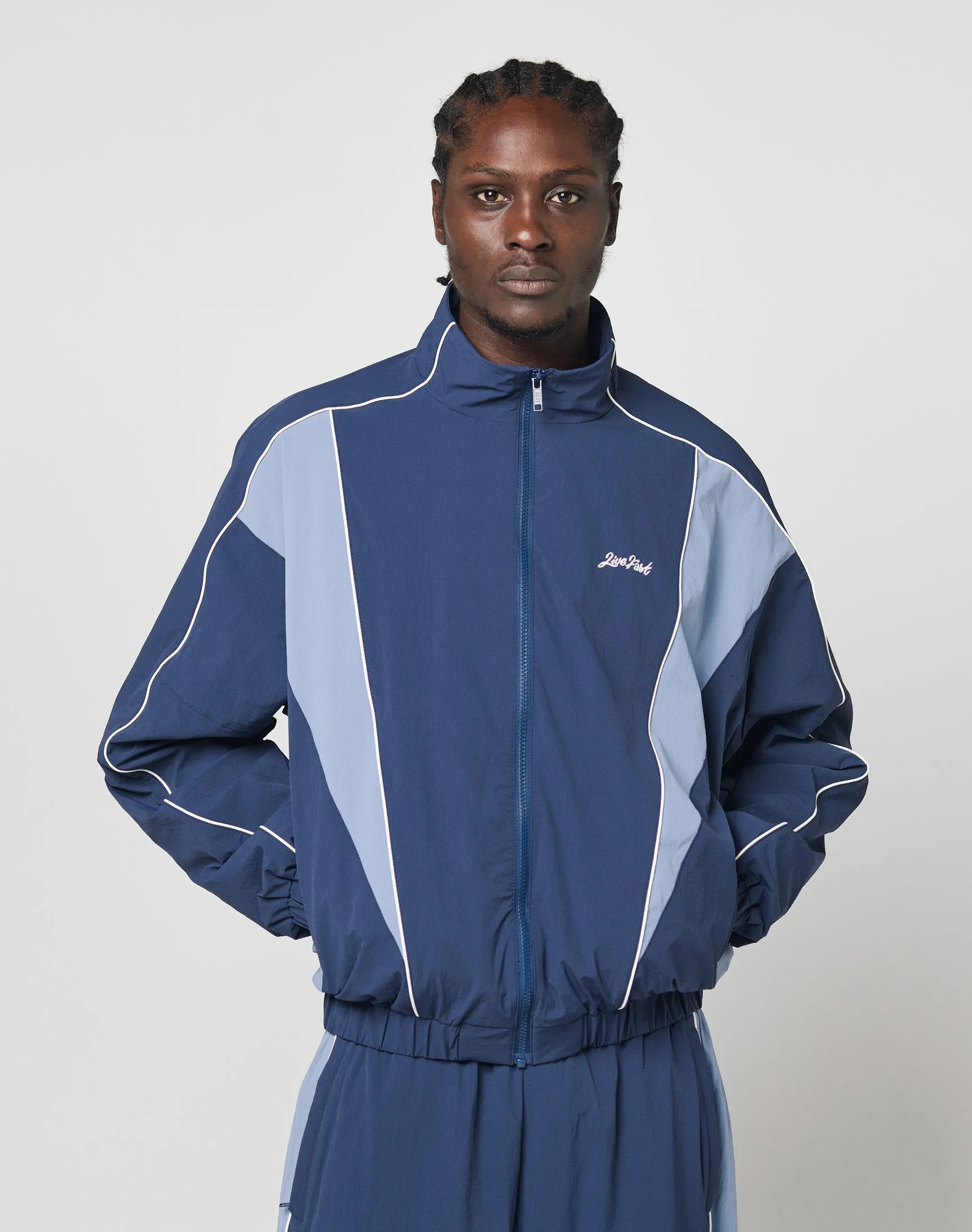Basic Nylon Trackjacket sold by Live Fast Die Young product image thumbnail 5