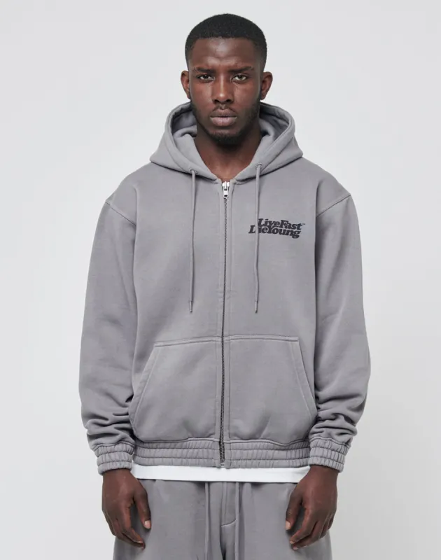 Basic Hooded Zip sold by Live Fast Die Young
