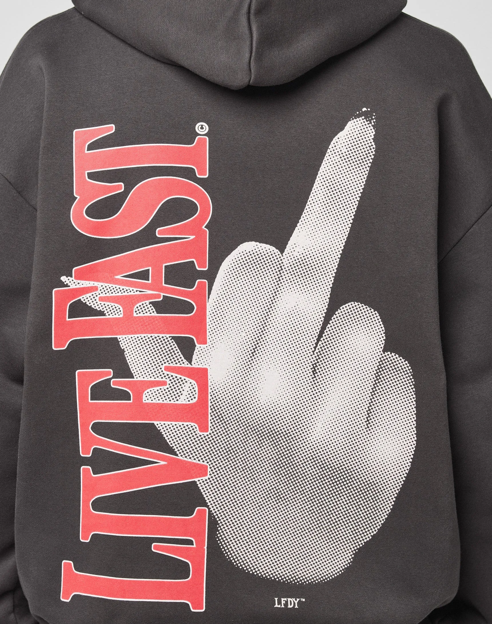 LFDY Middlefinger Hooded sold by Live Fast Die Young product image thumbnail 3