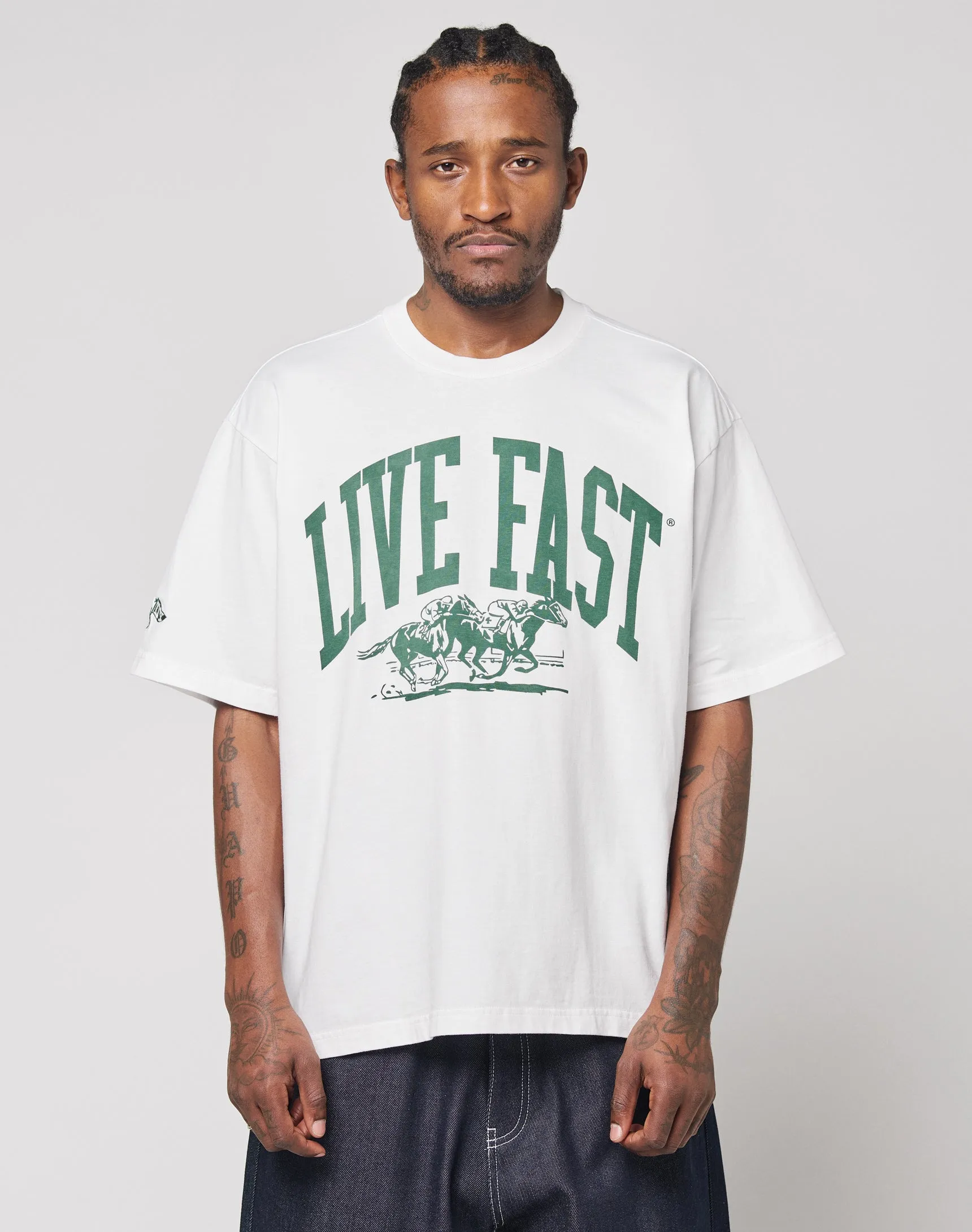 Live Fast Stallion Tee sold by Live Fast Die Young