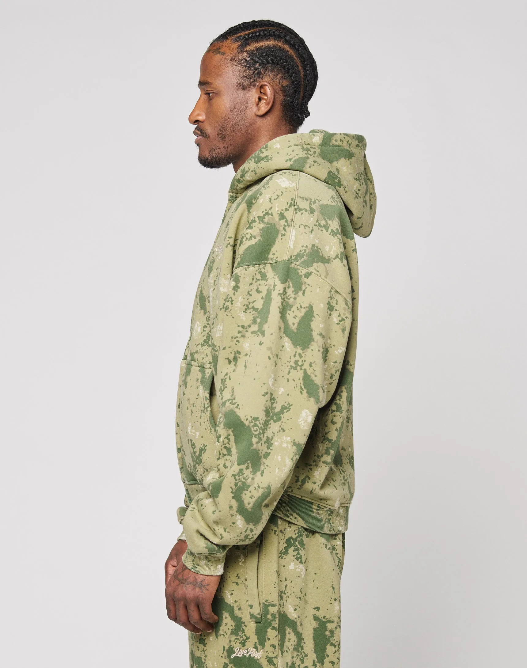 Camo Hooded Zip sold by Live Fast Die Young product image thumbnail 4