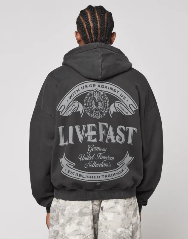 LFDY Loyal Hooded Zip sold by Live Fast Die Young