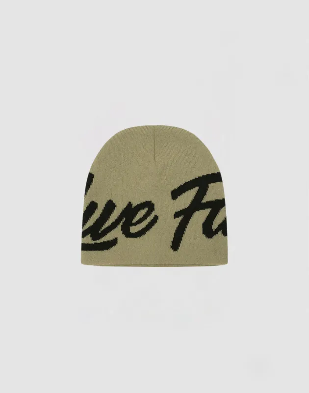 LFDY Jacquard Beanie sold by Live Fast Die Young