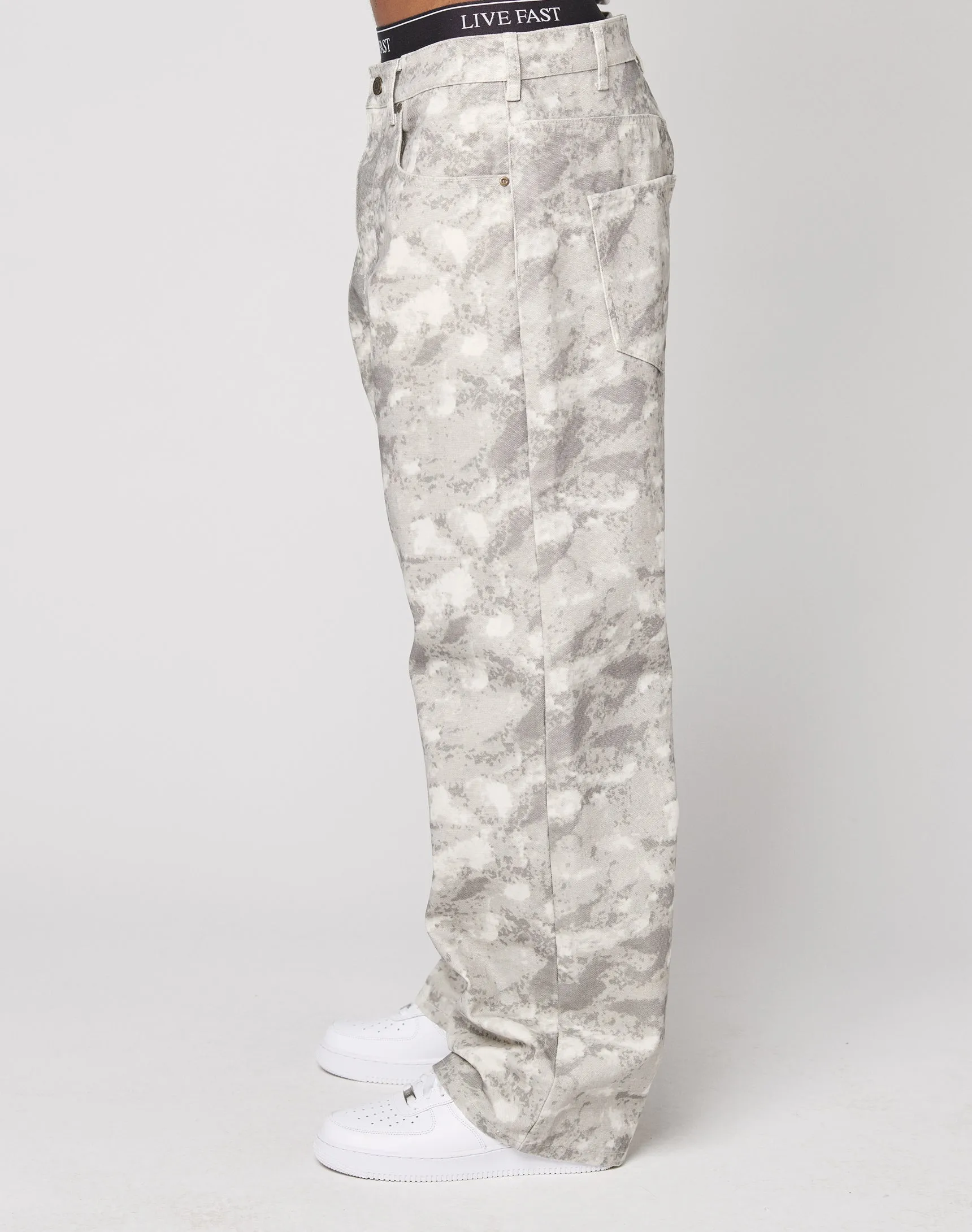 Live Fast Canvas Pants sold by Live Fast Die Young product image thumbnail 4