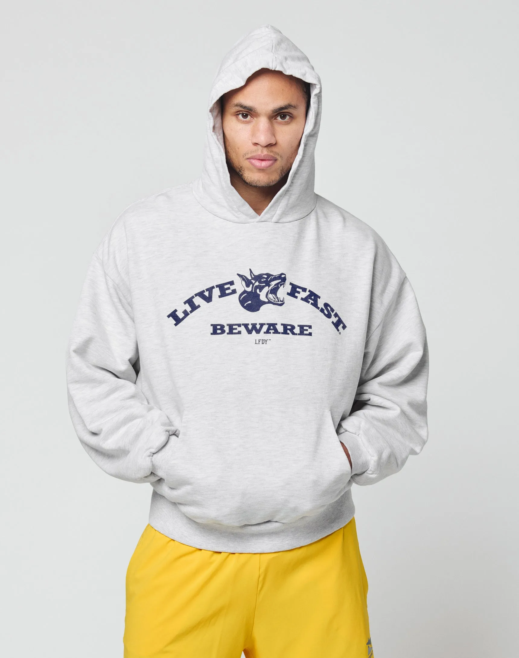 Live Fast Beware Hooded sold by Live Fast Die Young product image thumbnail 5