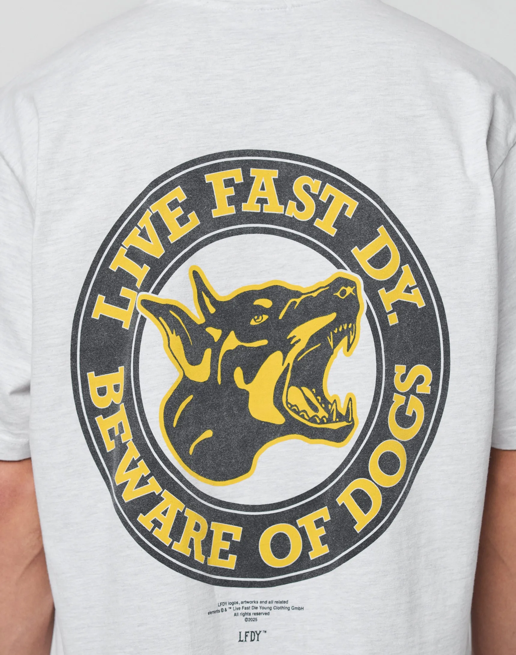 LFDY Circle Dog Tee sold by Live Fast Die Young product image thumbnail 3
