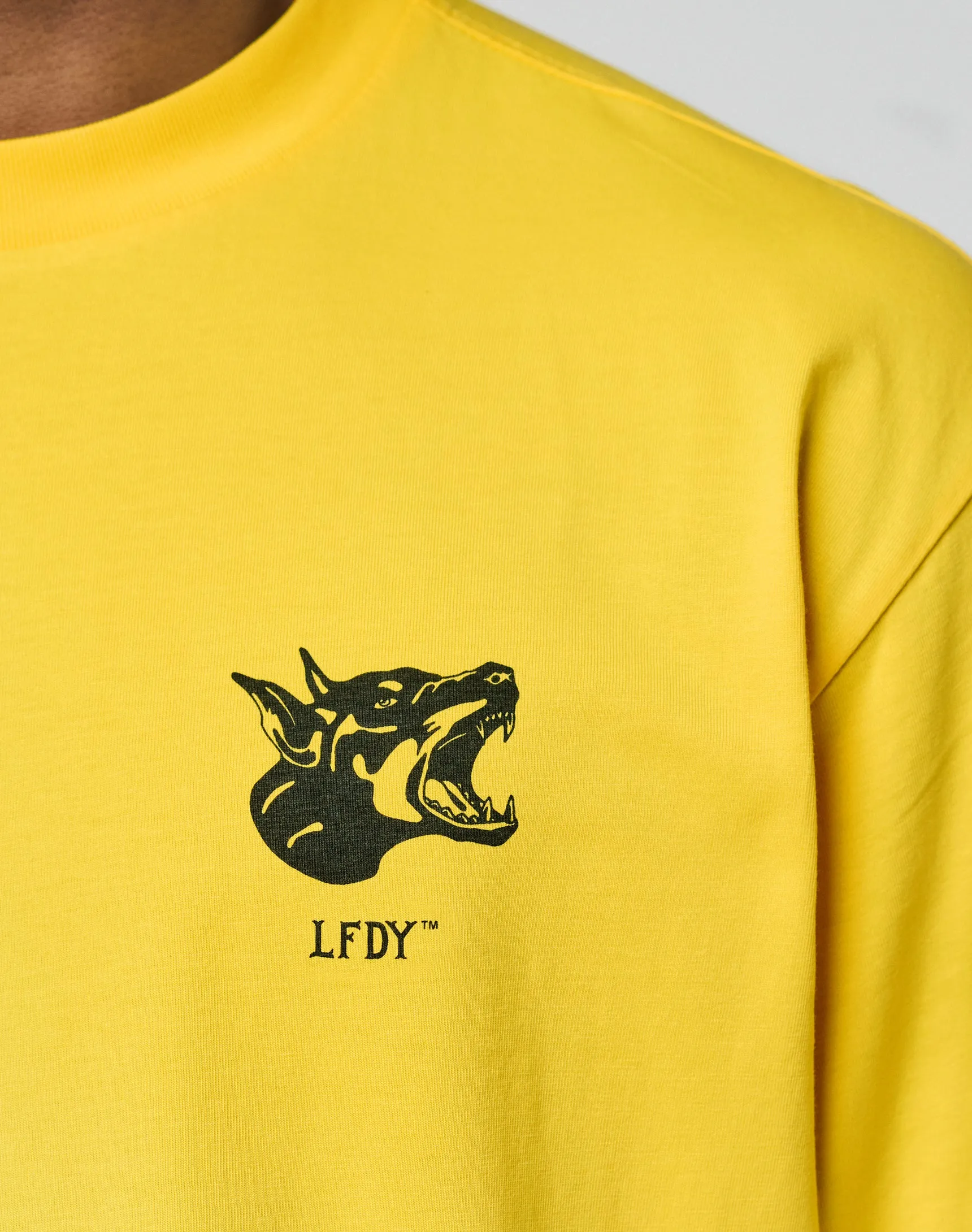 LFDY Circle Dog Tee sold by Live Fast Die Young product image thumbnail 4