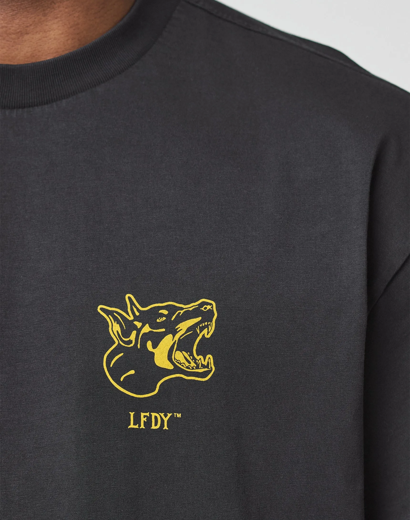 LFDY Circle Dog Tee sold by Live Fast Die Young product image thumbnail 4