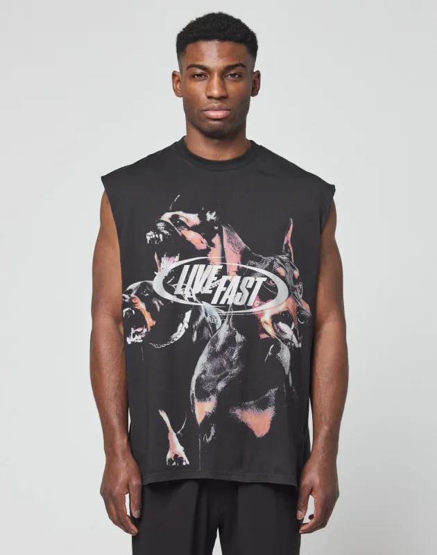 LFDY Canine Muscle Shirt sold by Live Fast Die Young