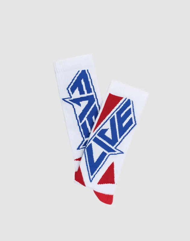 Live Fast Cross Socks (Single Pack) sold by Live Fast Die Young
