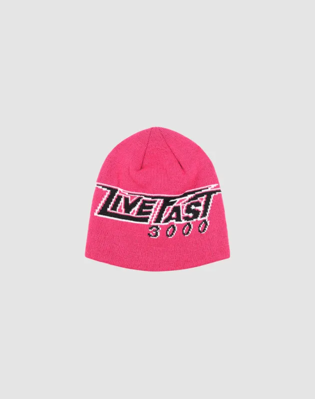 Live Fast 3000 Beanie sold by Live Fast Die Young