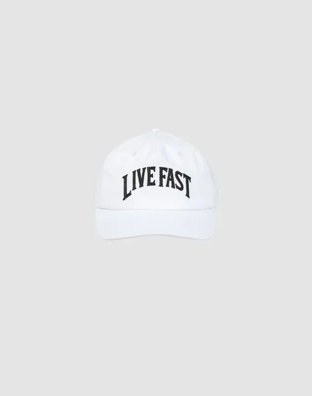 Live Fast Unstructured Cap sold by Live Fast Die Young