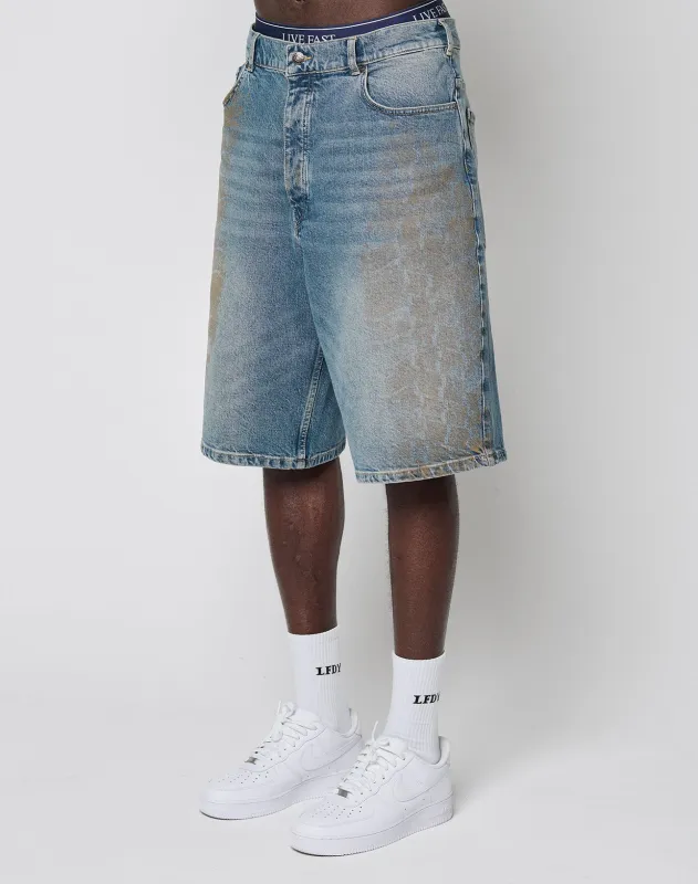 LFDY Tire Tracks Jorts sold by Live Fast Die Young