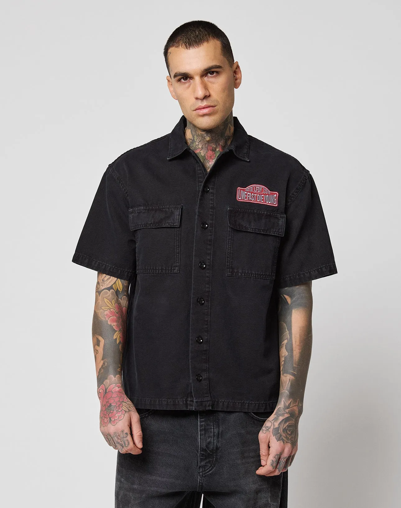 LFDY Workwear Shirt sold by Live Fast Die Young product image thumbnail 5