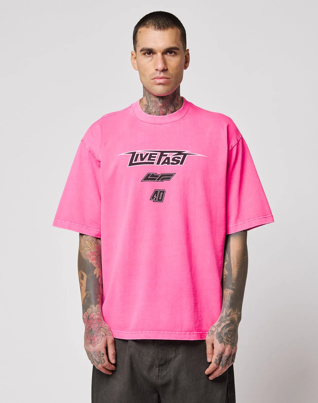 LFDY Triple Racing Tee sold by Live Fast Die Young
