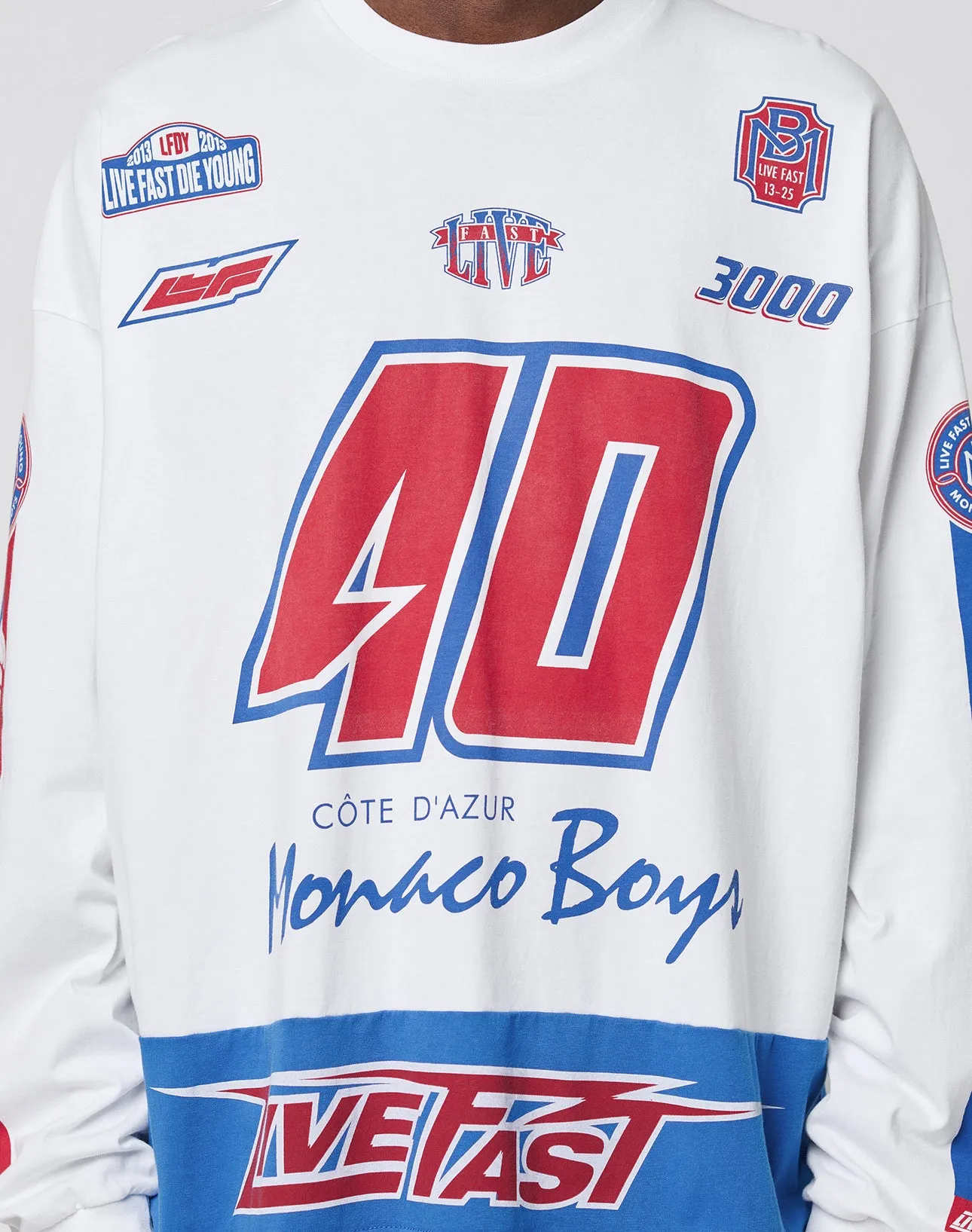 LFDY Racing Longsleeve sold by Live Fast Die Young product image thumbnail 3