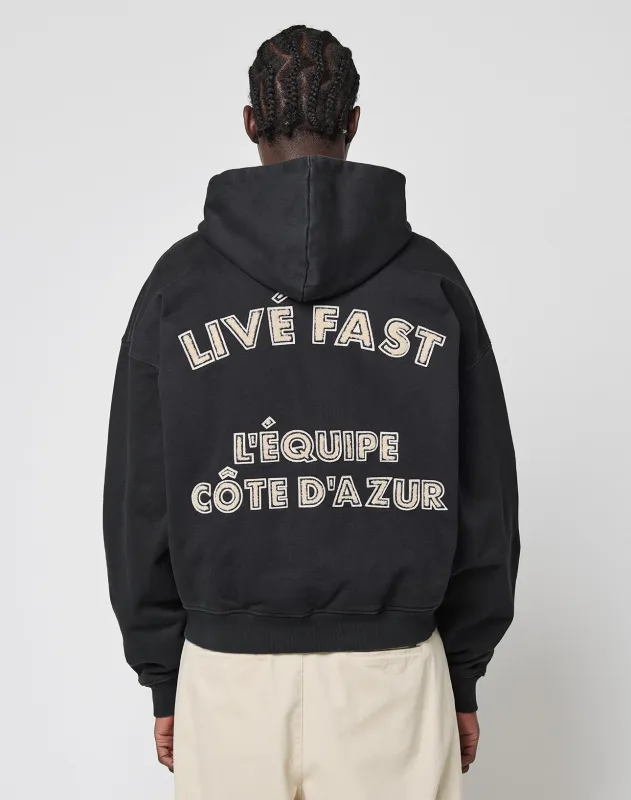 LFDY L'Équipe Hooded Zip sold by Live Fast Die Young
