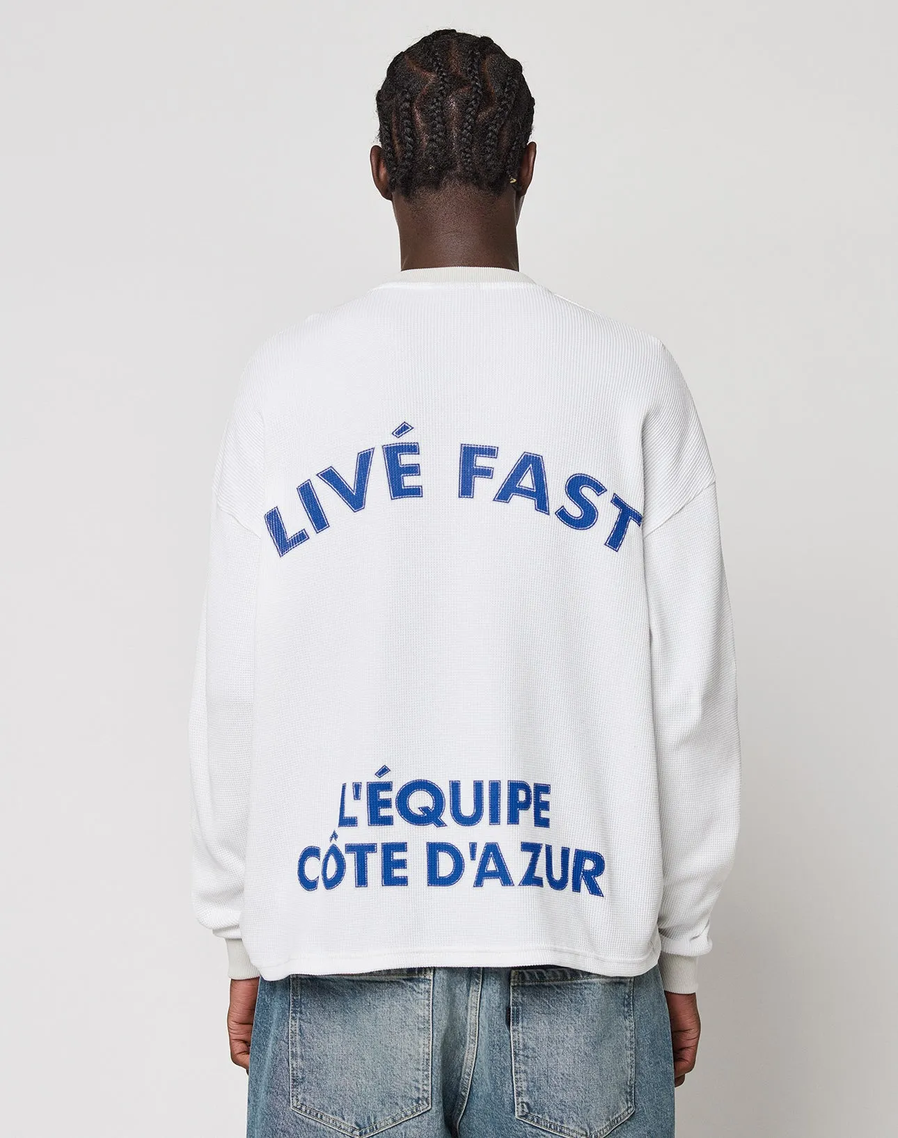 L'Équipe Waffle Longsleeve sold by Live Fast Die Young