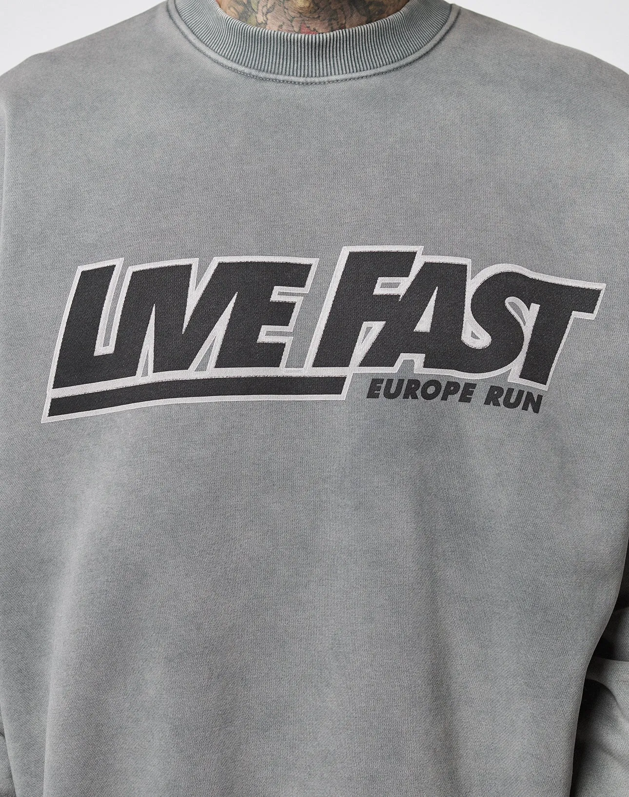 Live Fast Europe Run Sweater sold by Live Fast Die Young product image thumbnail 2