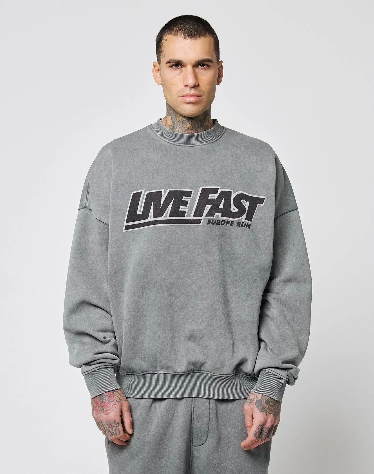 Live Fast Europe Run Sweater sold by Live Fast Die Young