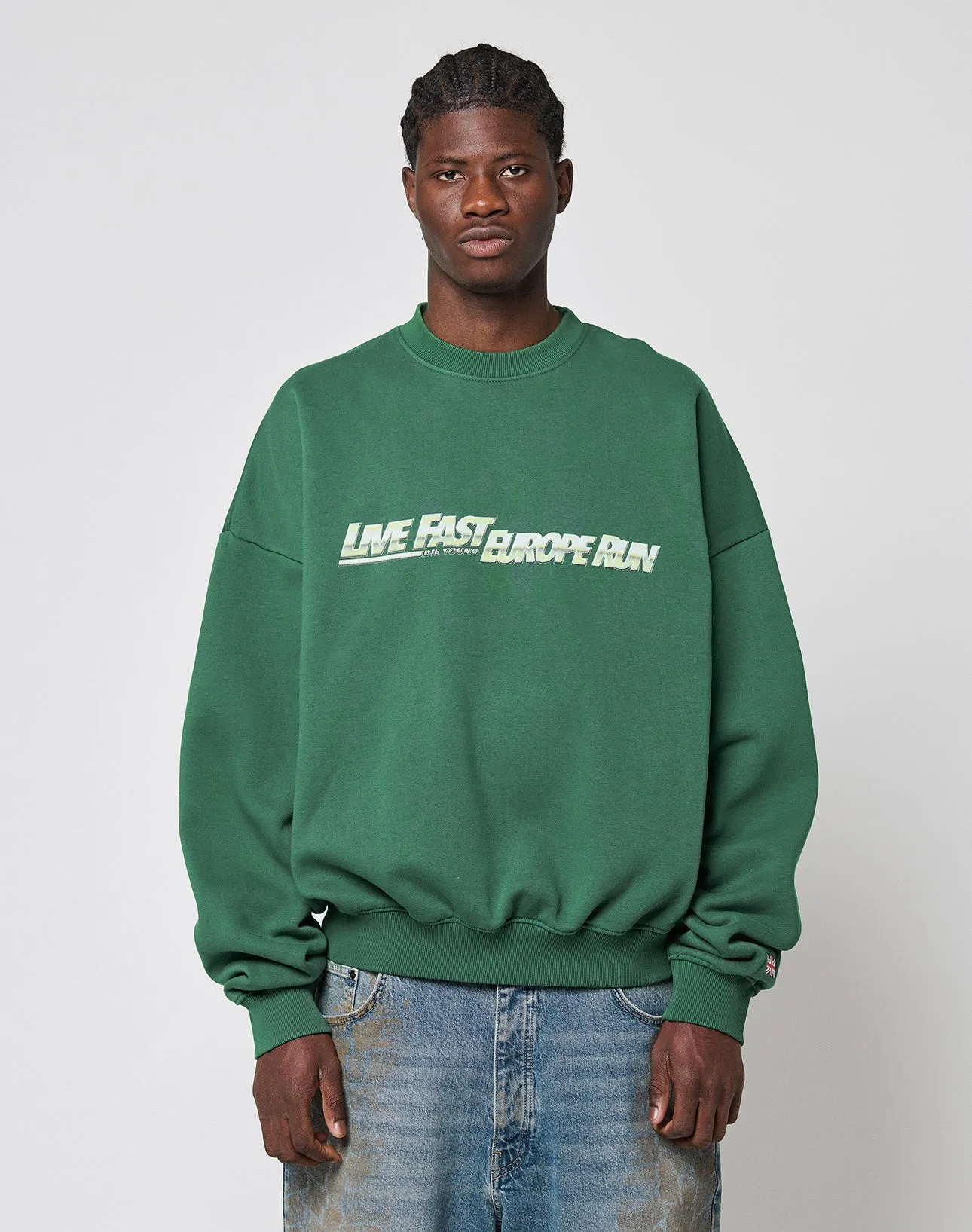 LFDY Europe Run Sweater sold by Live Fast Die Young