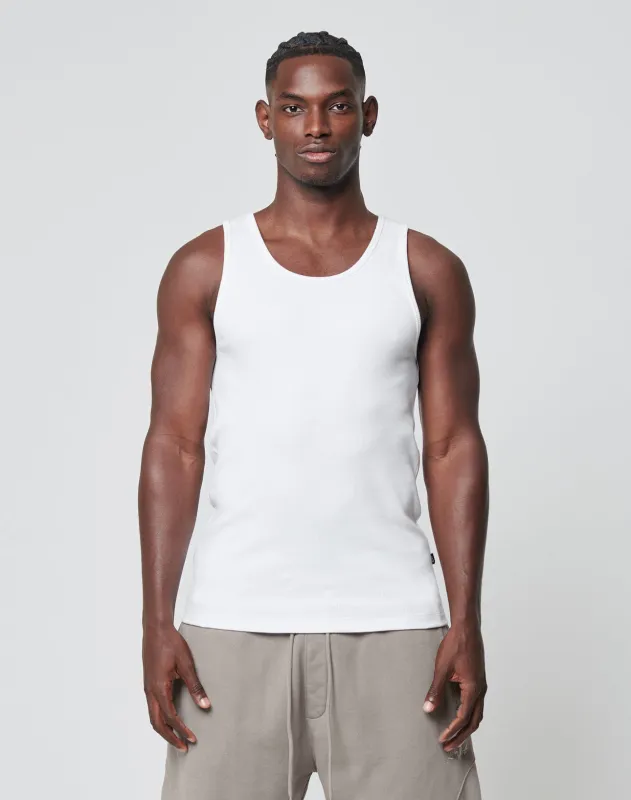 Blank Rib Tank sold by Live Fast Die Young