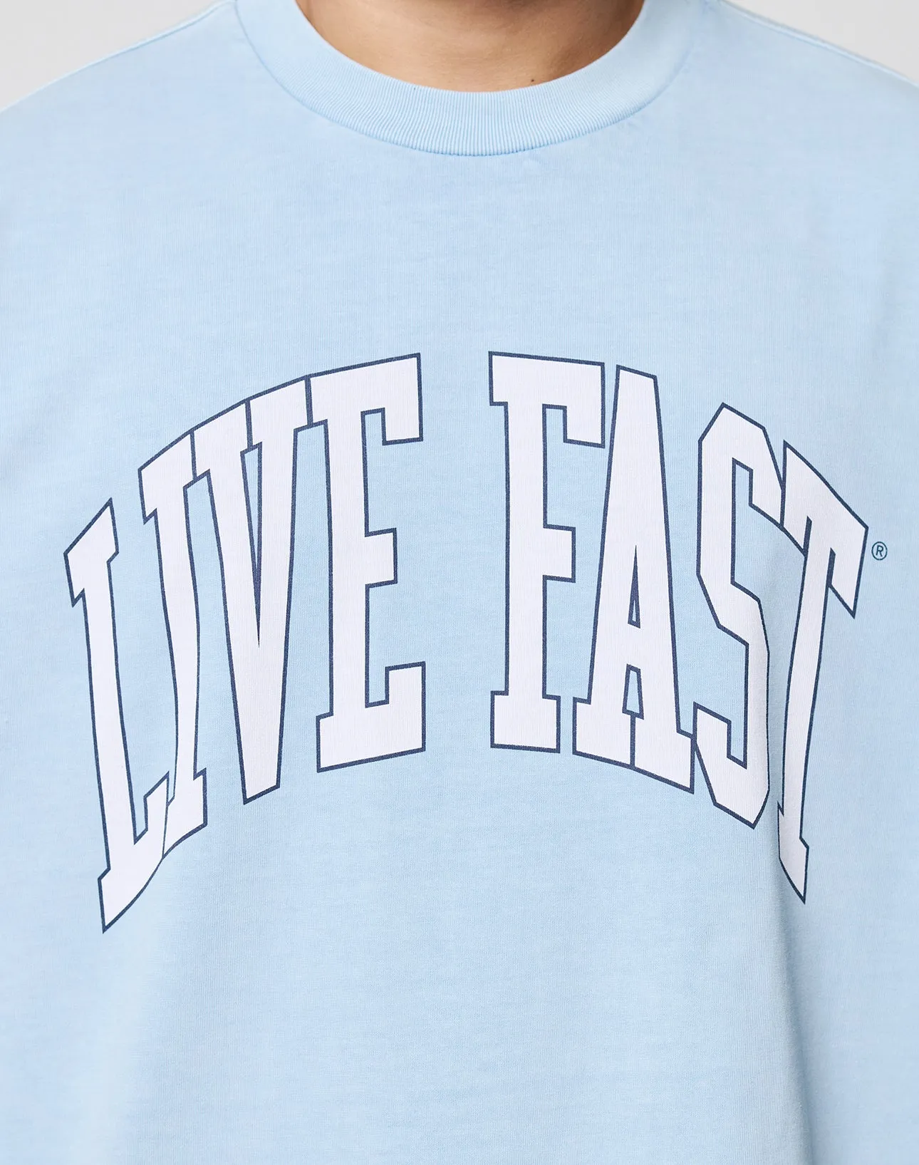 Live Fast College Tee sold by Live Fast Die Young product image thumbnail 2