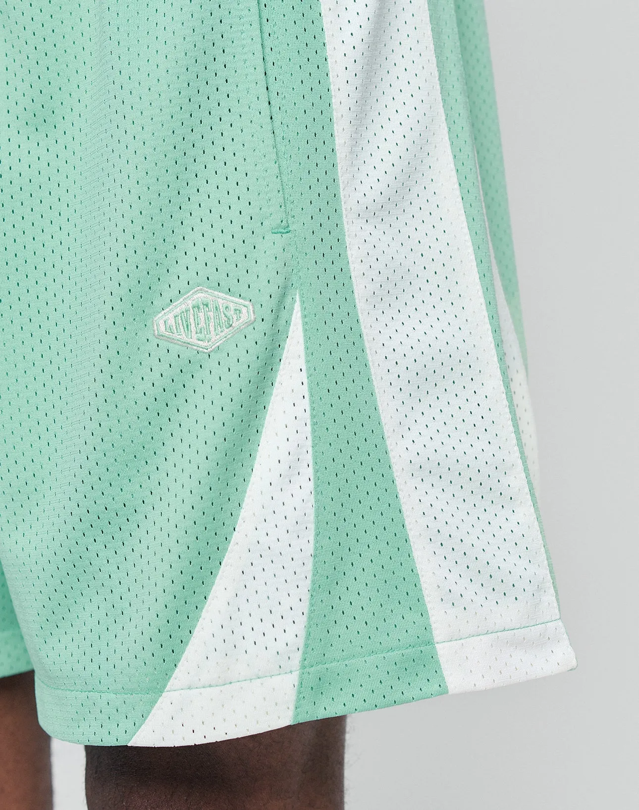 Striped Mesh Shorts sold by Live Fast Die Young product image thumbnail 2