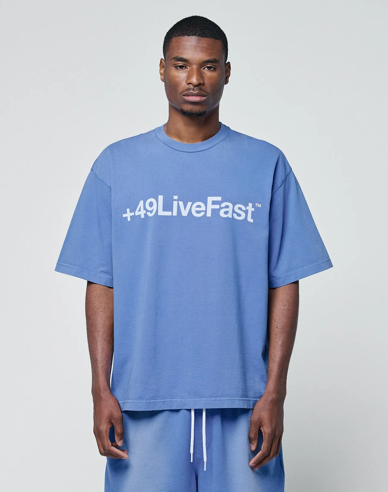 Basic +49 Tee sold by Live Fast Die Young