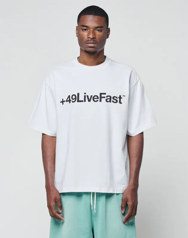 Basic +49 Tee sold by Live Fast Die Young