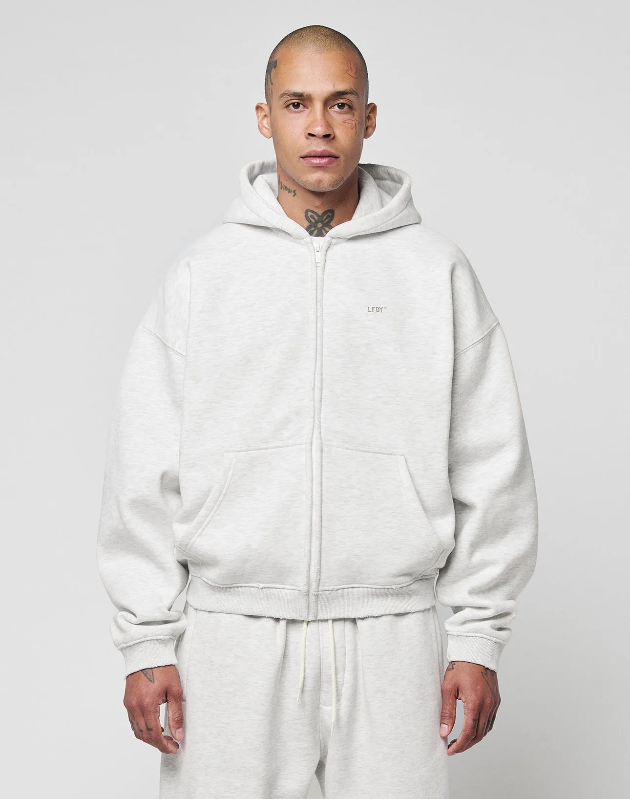 Basic Hooded Zip sold by Live Fast Die Young