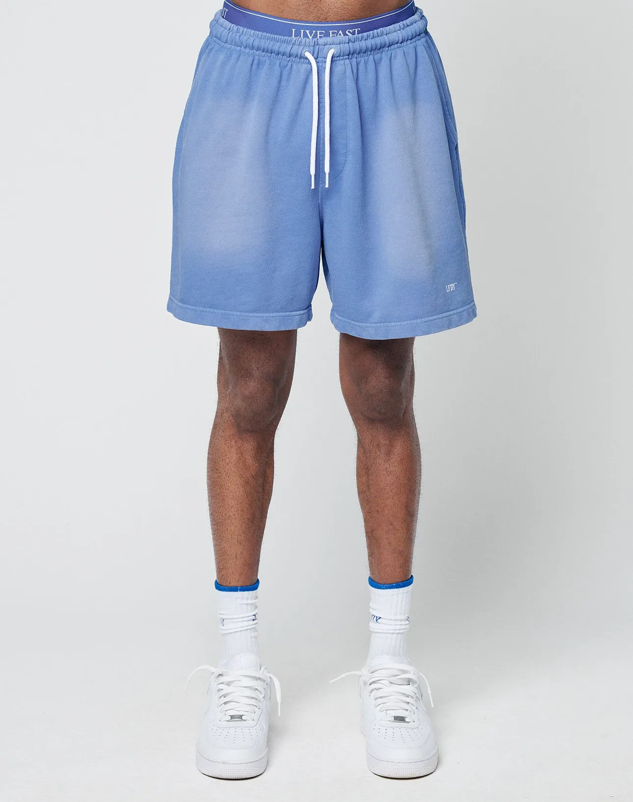 Basic Sweat Shorts sold by Live Fast Die Young product image thumbnail 3