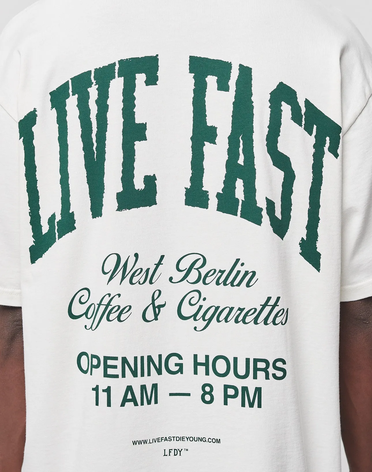 Live Fast Coffee Tee sold by Live Fast Die Young product image thumbnail 3