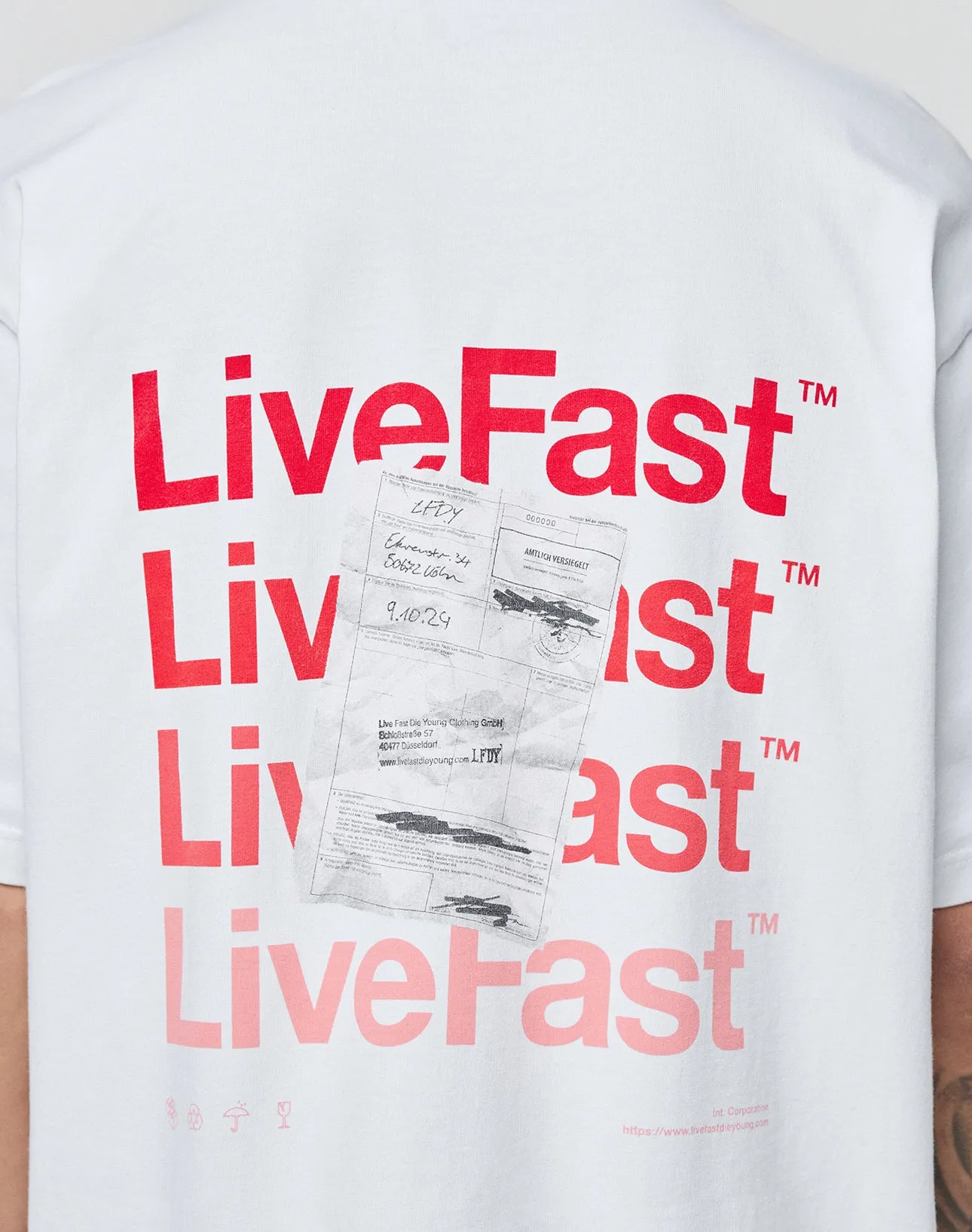 Basic Evidence Tee sold by Live Fast Die Young product image thumbnail 3