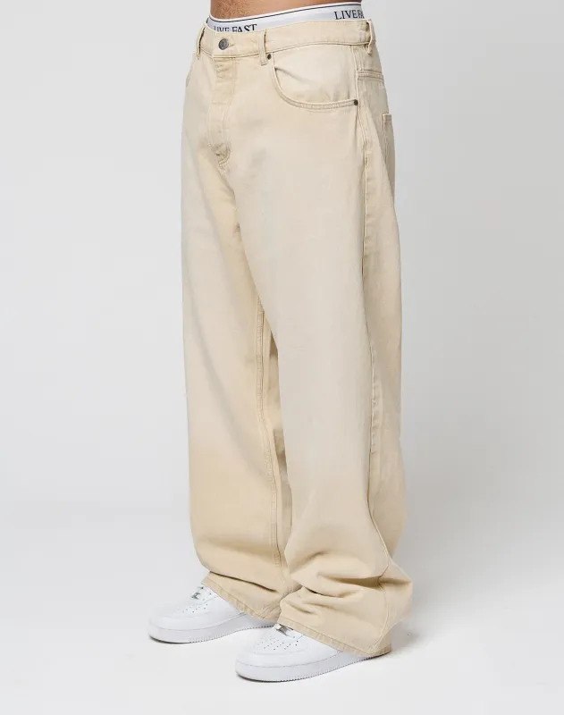 LFDY Baggy Denim sold by Live Fast Die Young