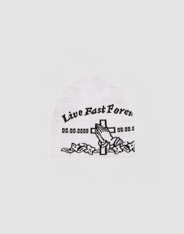LFDY Praying Beanie sold by Live Fast Die Young
