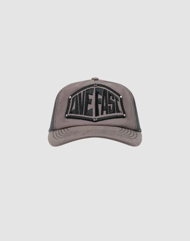 LFDY Rivet Trucker sold by Live Fast Die Young