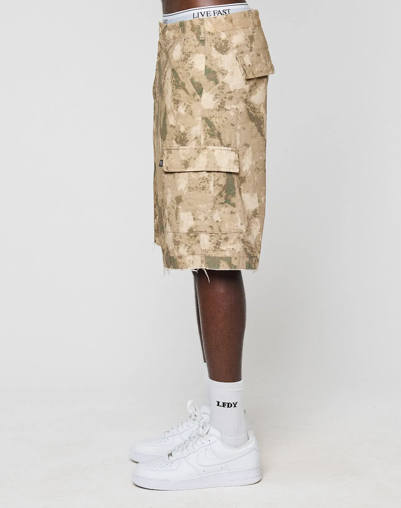 LFDY Cargo Shorts sold by Live Fast Die Young product image thumbnail 5