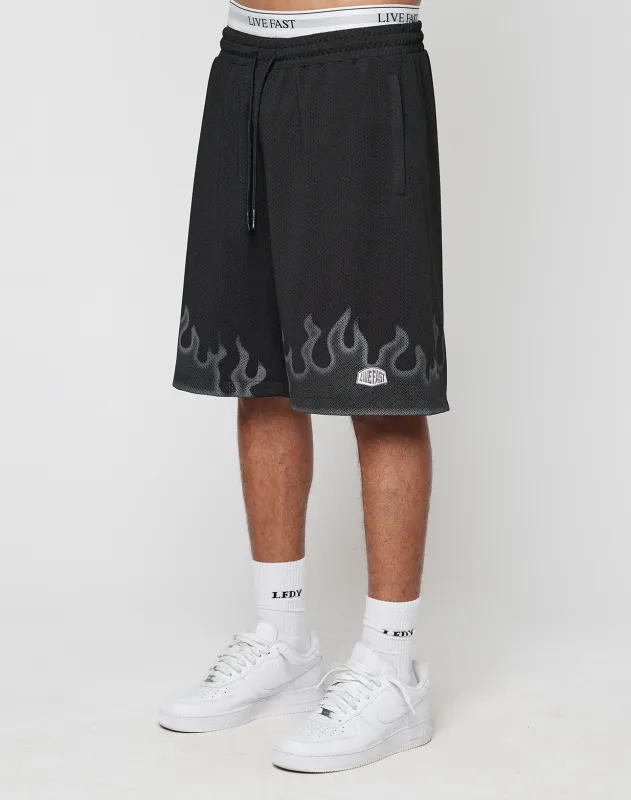 Burning Mesh Shorts sold by Live Fast Die Young