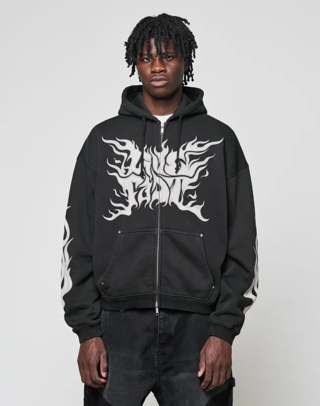 LFDY Inferno Hooded Zip sold by Live Fast Die Young