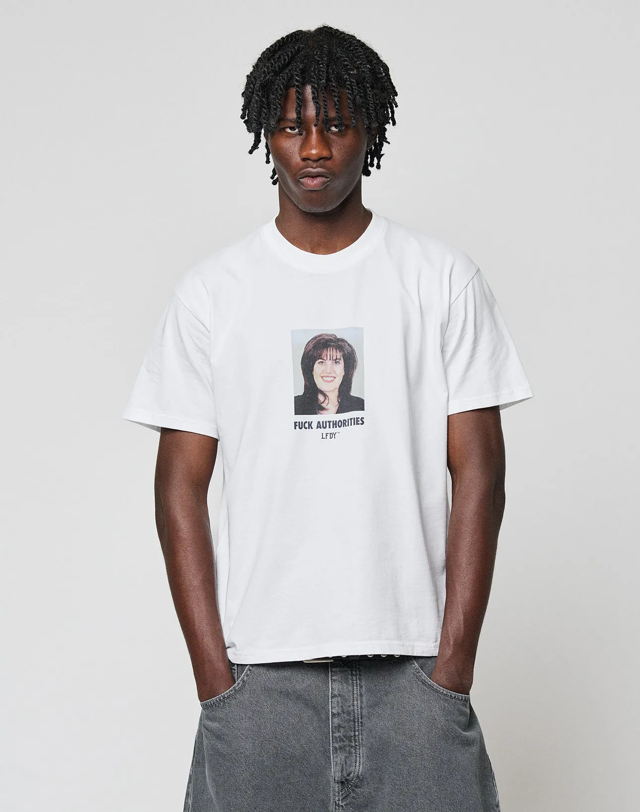 LFDY Authorities Tee sold by Live Fast Die Young product image thumbnail 5