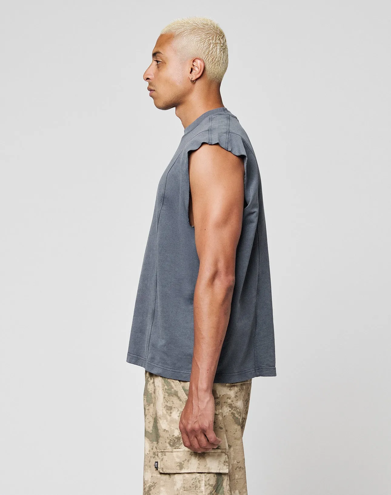 Heavy Muscle Tank sold by Live Fast Die Young product image thumbnail 3