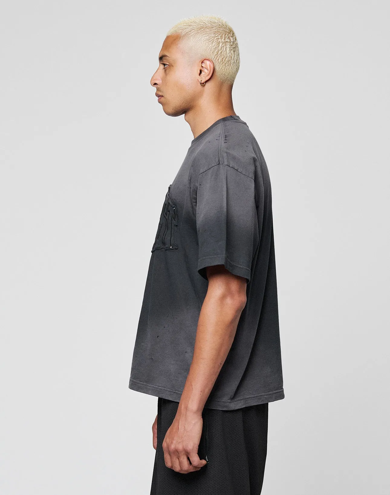 LFDY Emblem Patch Tee sold by Live Fast Die Young product image thumbnail 3